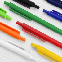 Boligrafo Retractil en plastico ABS, de 14 cmts