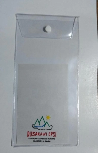 Estuche Electrosellado, con broche plastico, 12 x 18 cmts