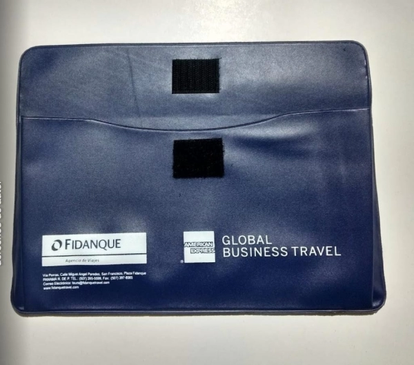 Portadocumentos de Viaje New Orleans, electrosellado, con velcro, 25 x 13.5 cmts