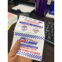 Portadocumentos Doble para Soat del Carro , 12 x 17 cmts