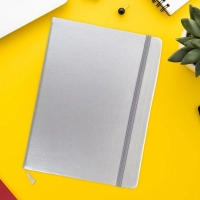 Agenda Retro, cosida, en PU, 80 hojas, de 13.5 x 18 cmts