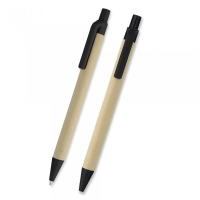 Boligrafo Ecológico Fenix, 14.4 cmts, en carton reciclado