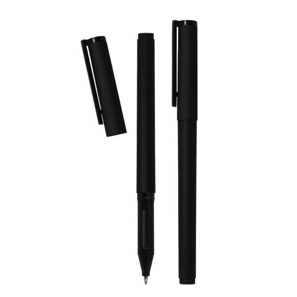 Boligrafo Modrich, plastico, tapa removible y mina de tinta gel