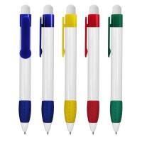 Boligrafo Morrison, plastico, con agarre en Rubber