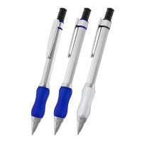 Boligrafo Tayler, metalico, con grip en Silicona.