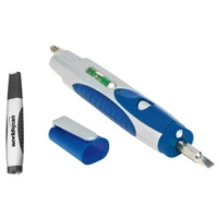 Destornilladores con Nivel y linterna LED, 14 x 2.7 cmts