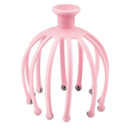 Masajeador de Cabeza, en silicona, de 11 x 16 cmts