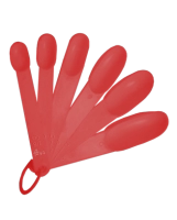 Cucharas Dosificadoras x 6 unds, largo 12.5 x 2.7 cmts, en Poliestireno