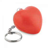 Llavero Corazón Antistress, en PU, de 3.8 x 4 cmts