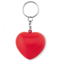 Llavero Corazón Antistress, en PU, de 3.8 x 4 cmts