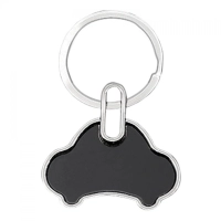 Llavero Limo, metalico en forma de carro, de 3.8 x 2.7 cmts.