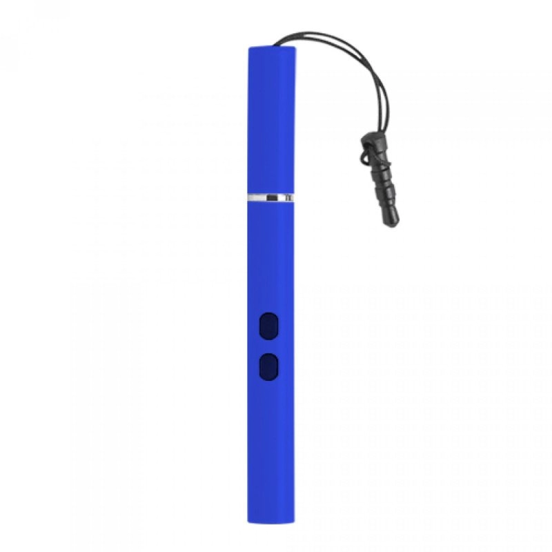 Llavero Stylus 3 en 1 metalico, con luz LED, laser, stylus y plug para celular, de 8 cm