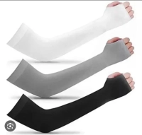 Manga Korea, para Taxista, en Licra de Poli Algodon, de 52 x 15 cmts