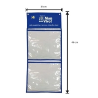 Exhibidor de Periódicos de 2 puestos, elaborado en Vinilo