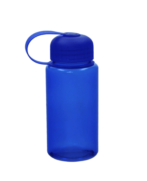 Botilito de 500 ml, 17 onzas, 18 x 7.1 cmts, tapa correa