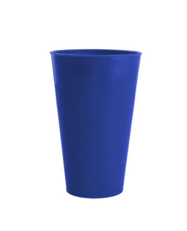 Vaso de 20 onzas, 591 ml, 14.6 alto,  9.4 cmts diametro(diam inf 6.1) en PP