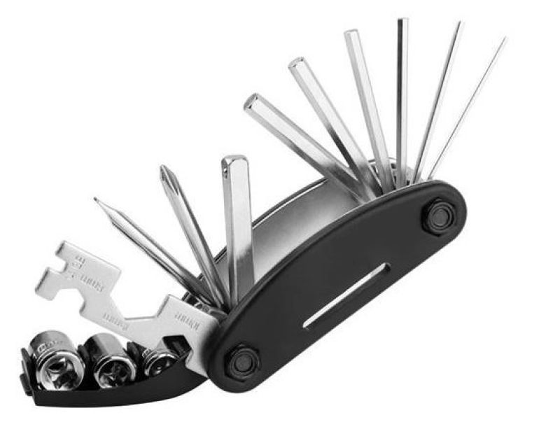 Kit Multifuncional Metalico de Herramientas, tamaño 9 x 4.4 cmts