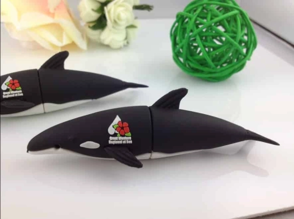 Memoria USB en PVC 3D diseño Ballena