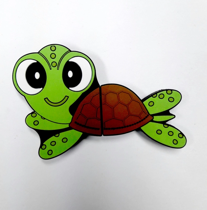 Memoria USB en PVC 2D diseño Tortuga