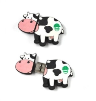 Memoria USB en PVC 2D diseño Vaca