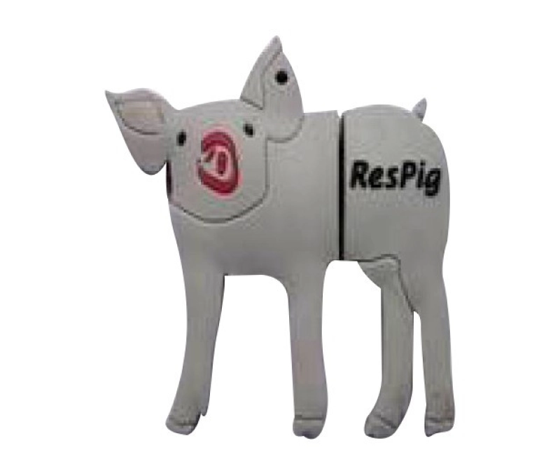 Memoria USB en PVC 2D diseño Cerdito