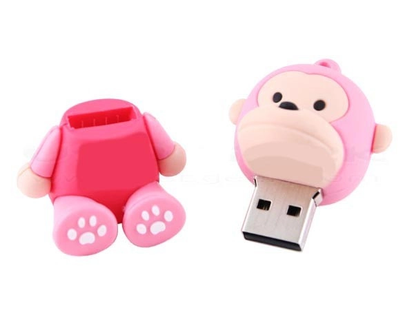 Memoria USB en PVC 3D diseño Mono