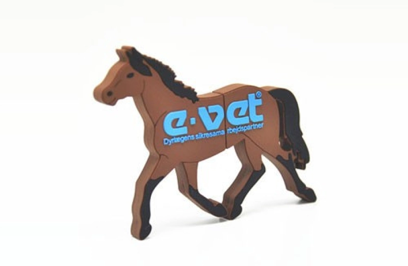 Memoria USB en PVC 2D diseño Caballo