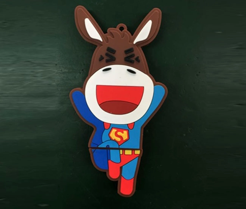 Memoria USB en PVC 2D diseño Burro