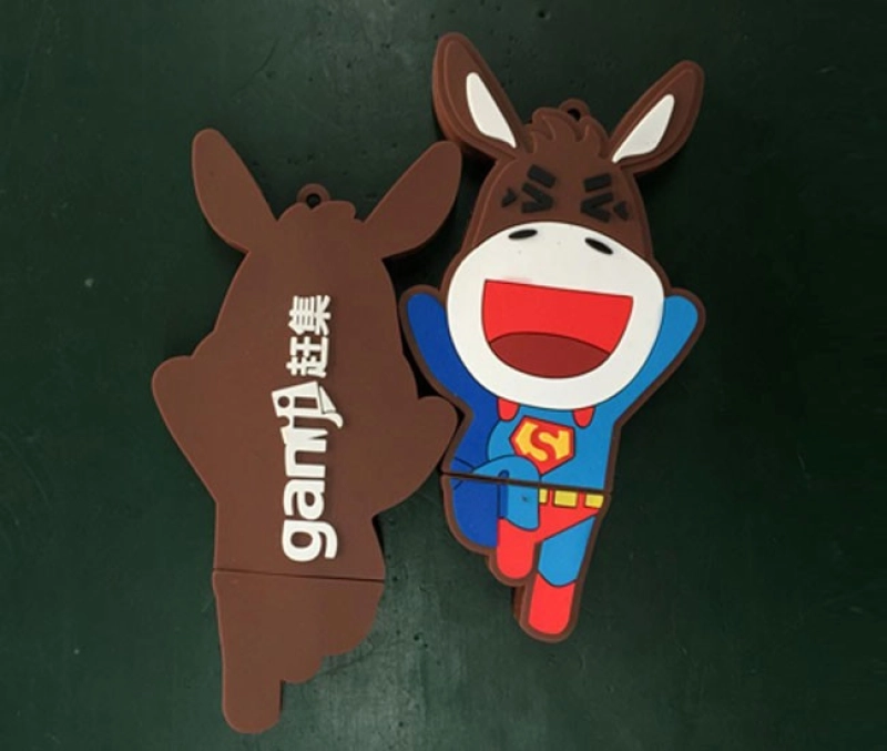 Memoria USB en PVC 2D diseño Burro