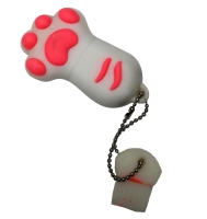 Memoria USB en PVC 2D diseño Pata de Animal