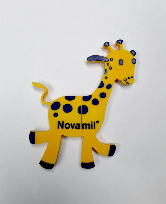 Memoria USB en PVC 2D diseño Jirafa