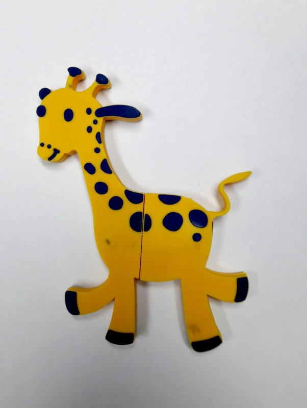 Memoria USB en PVC 2D diseño Jirafa