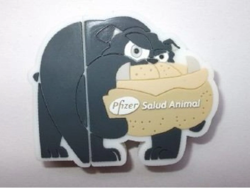 Memoria USB en PVC 2D diseño Perro
