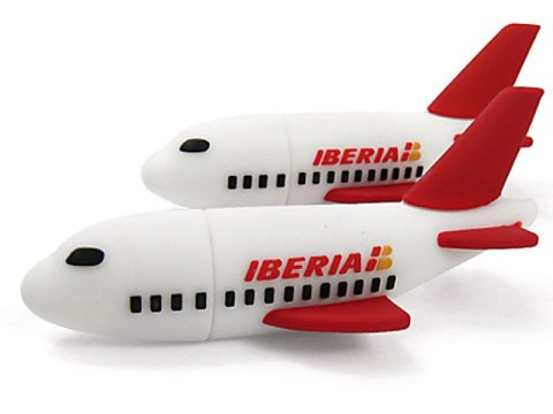 Memoria USB en PVC 3D diseño Avion