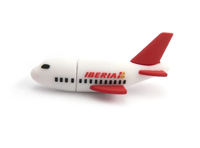 Memoria USB en PVC 3D diseño Avion