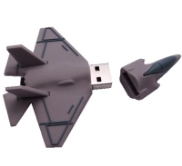 Memoria USB en PVC 3D diseño Avion de Guerra