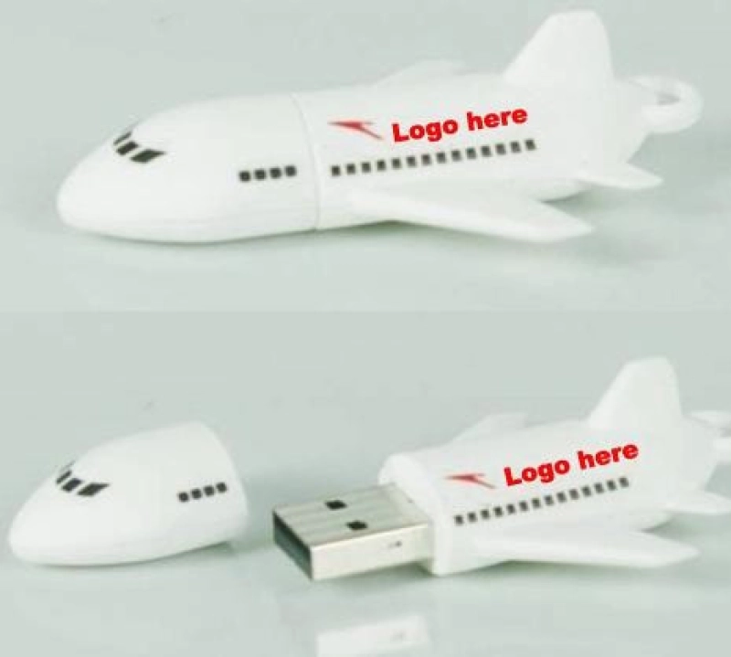 Memoria USB en PVC 3D diseño Avion