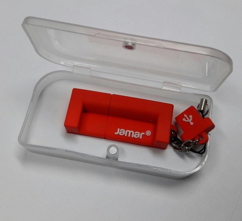 Caja Plastica con espuma troquelada para USB