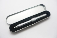 Caja Metalica para Boligrafo con espuma troquelada