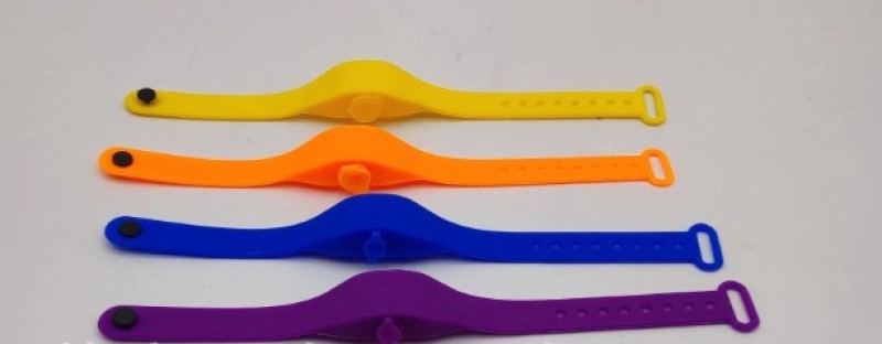 Brazalete Dispensador de Gel en Silicona