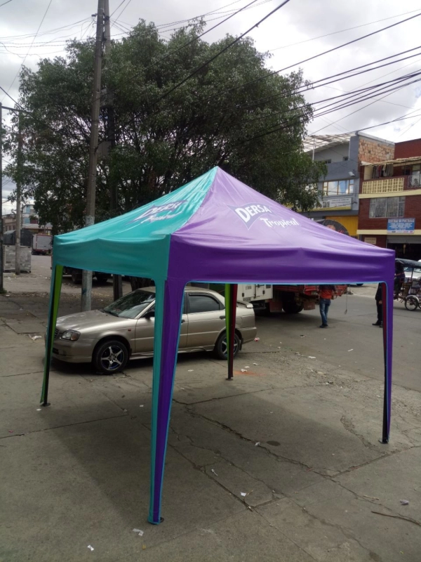 Carpa Estructura Metalica Plegable de 2 x 2 metros