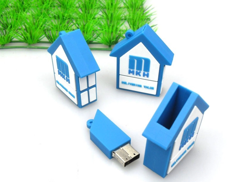 Memoria USB en PVC 2D diseño Casa