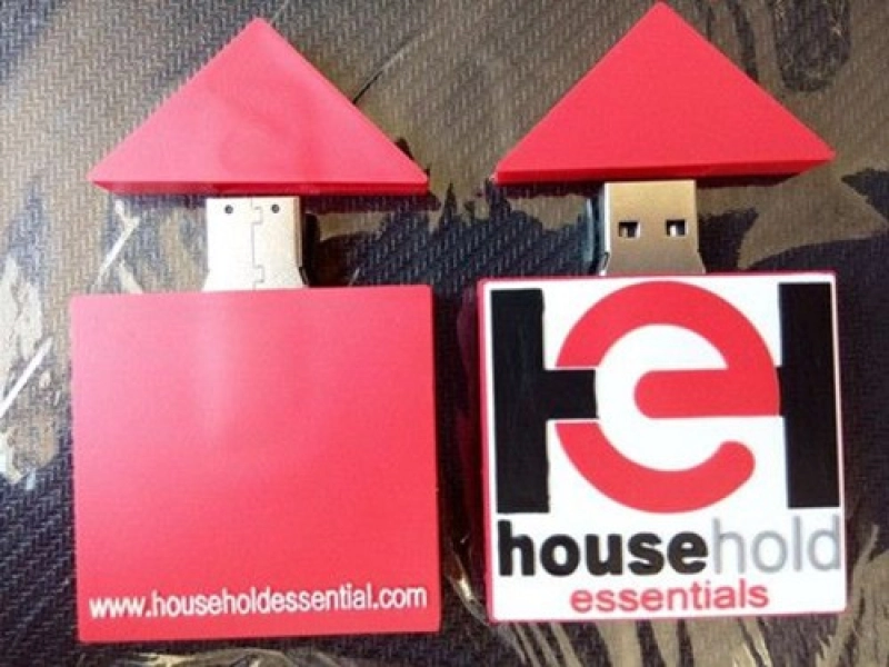 Memoria USB en PVC 2D diseño Casa