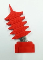 Memoria USB en PVC 2D diseño Pagoda China