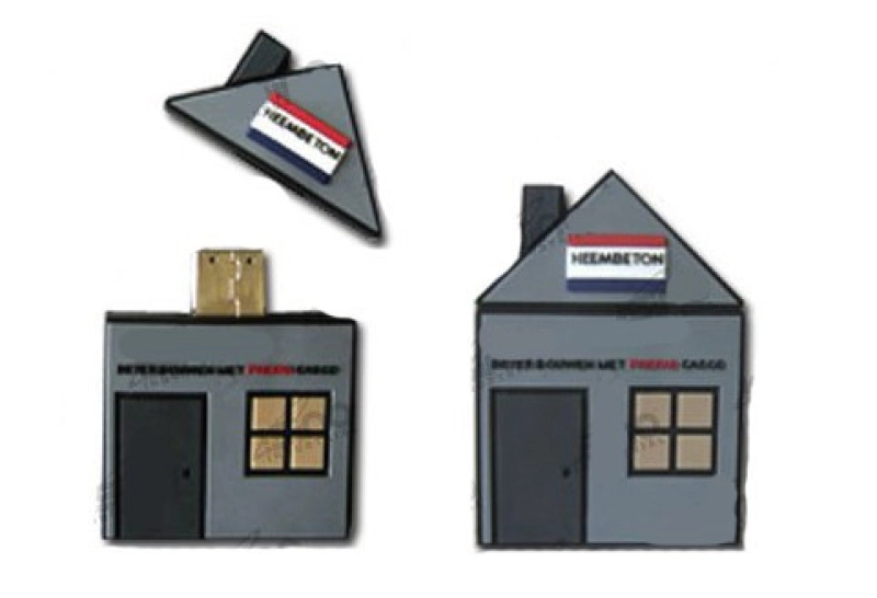 Memoria USB en PVC 2D diseño Casa
