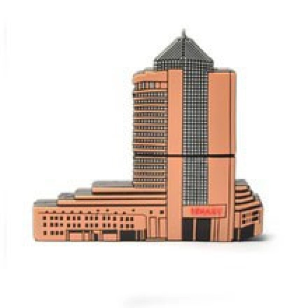 Memoria USB en PVC 2D diseño Edificio