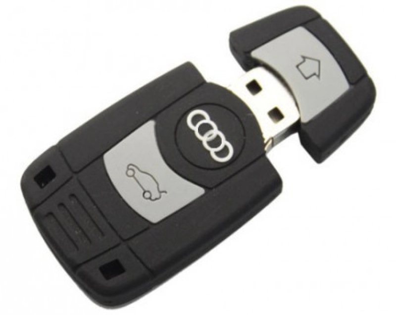 Memoria USB en PVC 2D diseño Llave de Carro