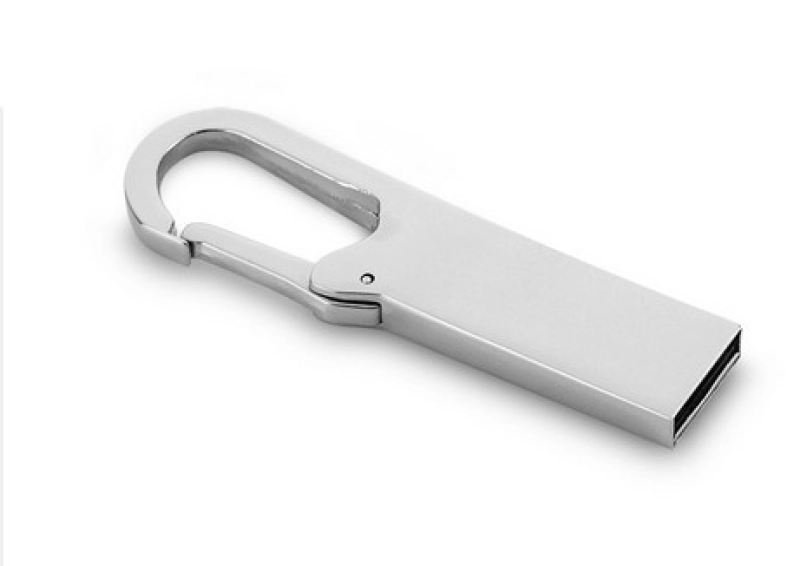 Memoria USB metalica en forma de Clip