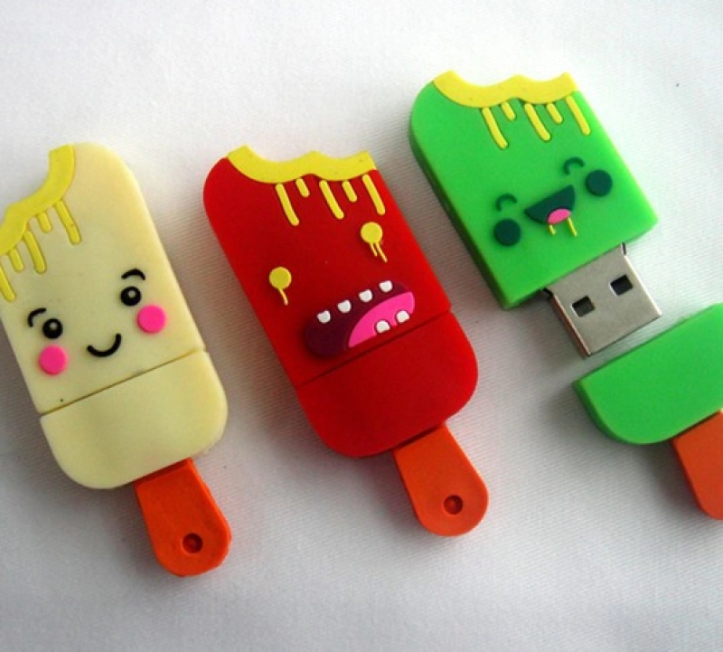 Memoria USB en PVC 2D diseño Paleta
