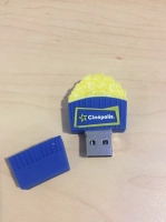 Memoria USB en PVC 2D diseño Caja de Crispetas (Popcorn)